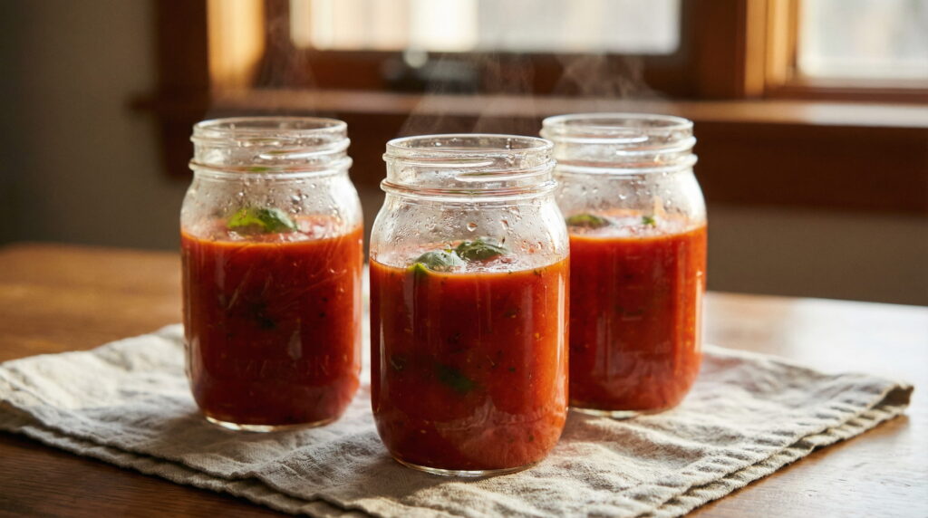 Einkochen für Anfänger: Obst & Gemüse einfach haltbar machen tomaten einkochen