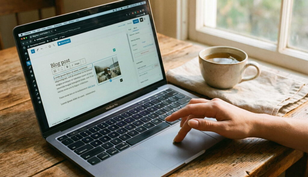 blog aufbauen, online geld verdienen