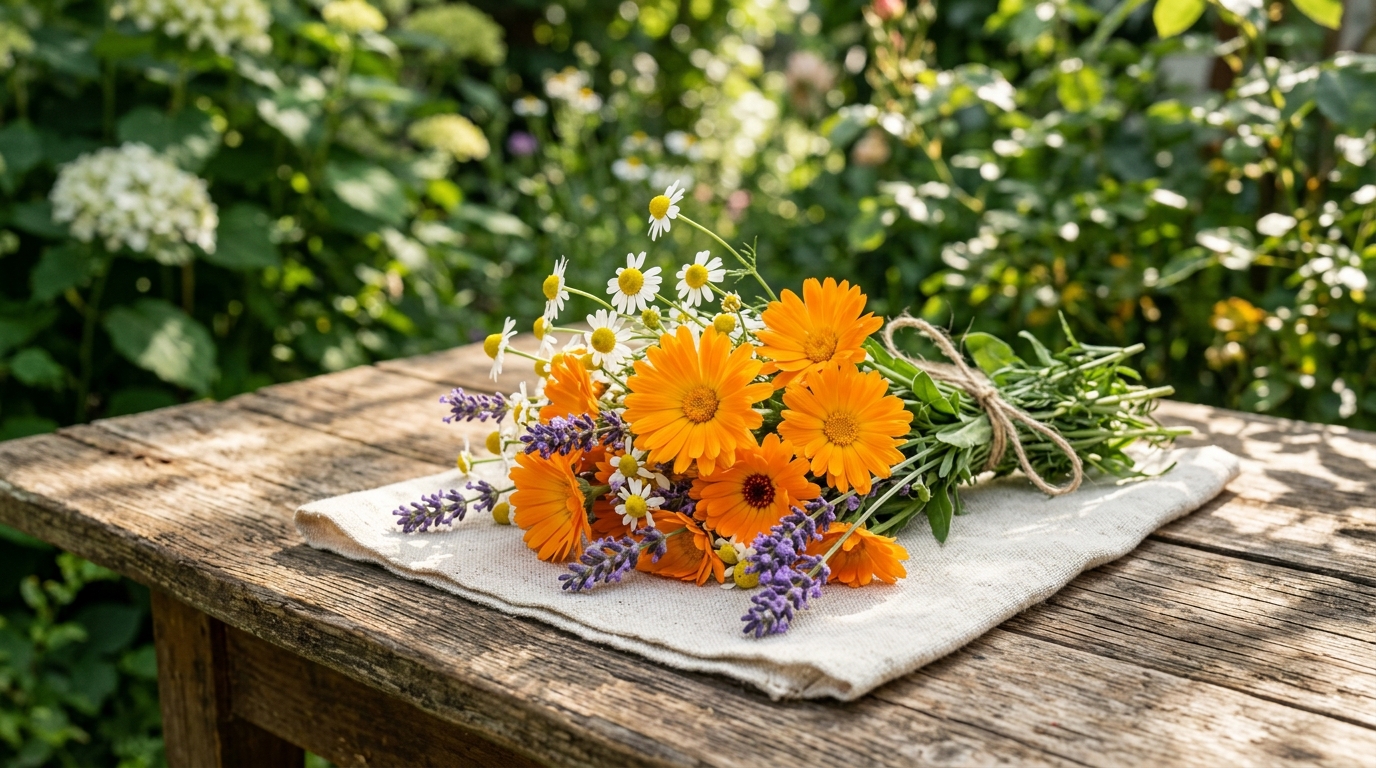 Natürliche Hautpflege selber machen mit 3 genialen Kräutern naturkosmetik, diy Naturkosmetik, selbstgemachte Kosmetik