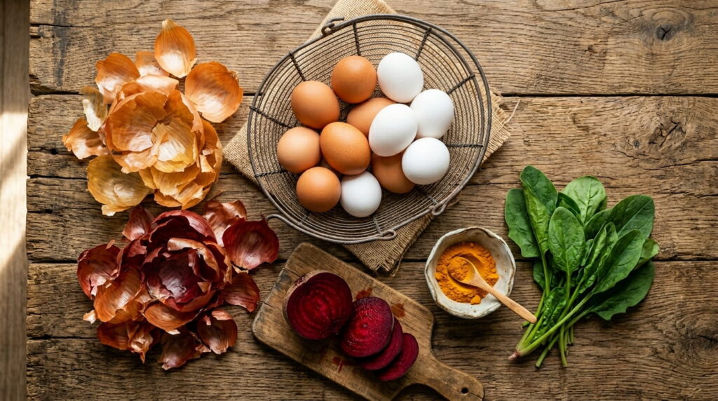 Ostereier färben und bemalen: Natürliche Schönheiten aus deinem Beet ostern deko natur, ostern deko garten, ostergeschenke, ostergeschenke ideen, ostergeschenke selber machen, oster brunch, oster brunch rezepte, ostereier bemalen, ostereier gestalten, ostereier färben, ostern backen, ostern deko, ostern deko basteln