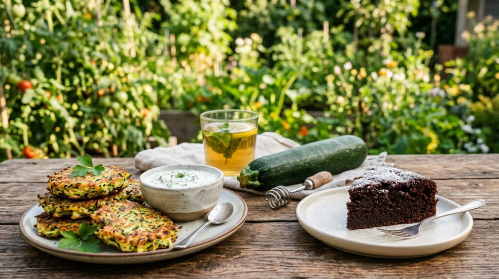Zucchini-Anbau Zucchini pflanzen Zucchini anbauen Zucchini Ernte Gemüse anbauen