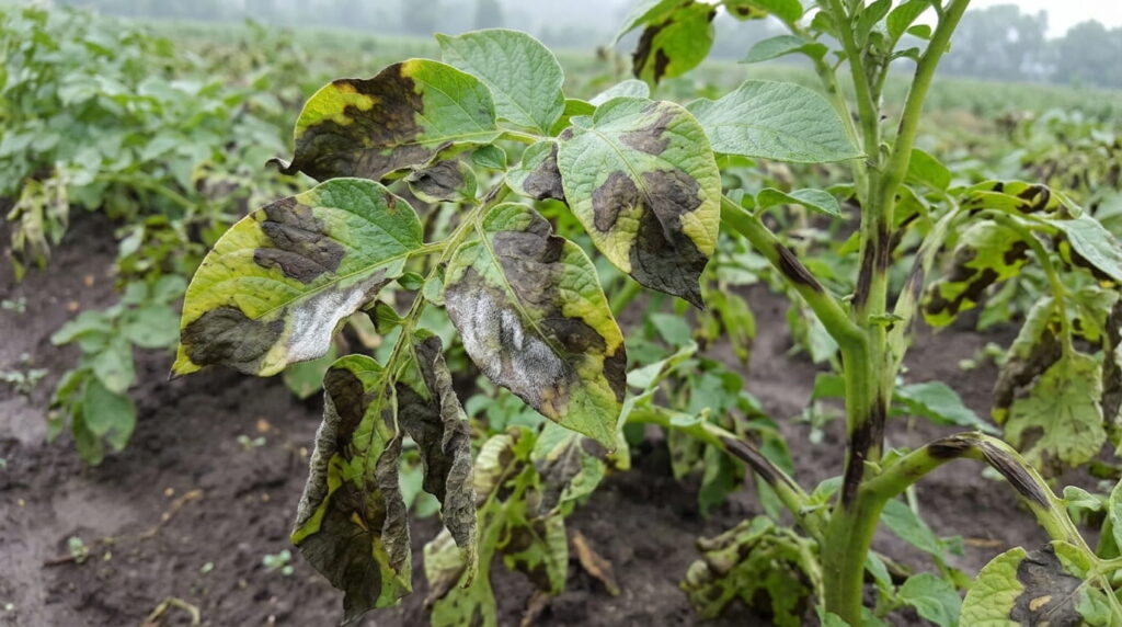 So kannst du Krautfäule bei Kartoffeln effektiv verhindern und deine Pflanzen schützen kartoffeln anbauen, garten anlegen, kartoffeln anpflanzen, gemüsegarten, gemüsegarten anlegen, krautfäule bei kartoffeln, krautfäule