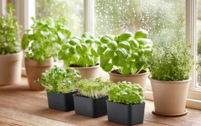 Kräutergarten drinnen anlegen, der komplette Anfänger-Guide Kräutergarten drinnen