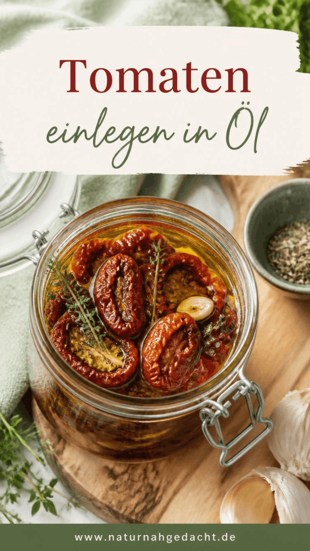 Tomaten einlegen in Öl